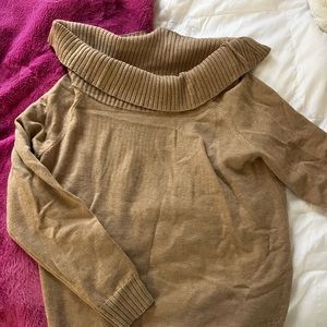 Off the shoulder sweater!